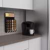 Escanver Porta 20 Capsulas Café K Cup Organizador Refrigerador Pared