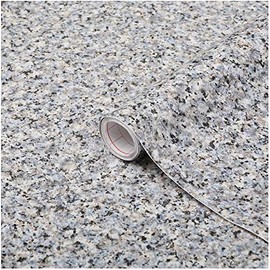 d-c-fix Decorative Self-Adhesive Film, Granite Grey, 26" x 78" Roll, 4-Pack