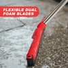 Water Broom & Floor Squeegee Scrubber with 51" Adjustable Pole
