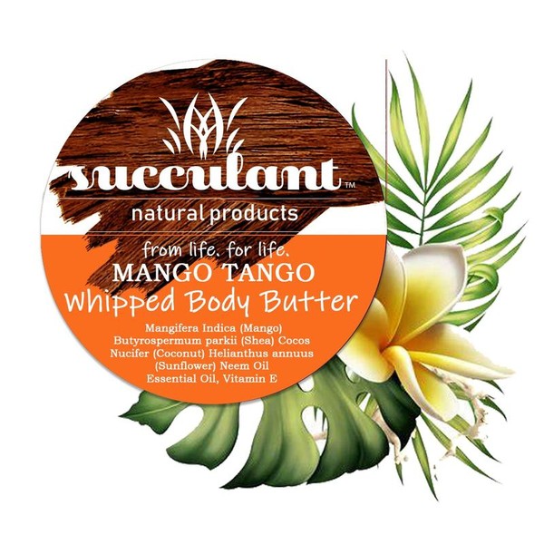 Mango Tango Body Butter Organic Hydrating Moisturizing for dry skin