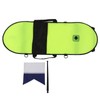 Diving Float Fluorescent Green Inflation Signal Buoy with Flag for