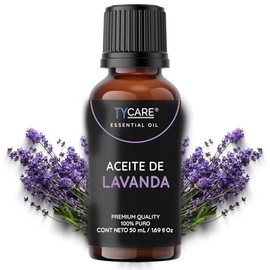 TY CARE Aceite Esencial de Lavanda (Lavandula officinalis) – 50 ml – 100% Puro y Natural