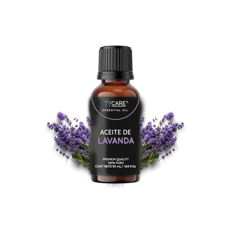 TY CARE Aceite Esencial de Lavanda (Lavandula officinalis) – 50