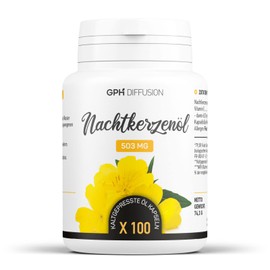 Organic Evening Primrose Oil 503 mg 100 Cold-Pressed Oil Capsules