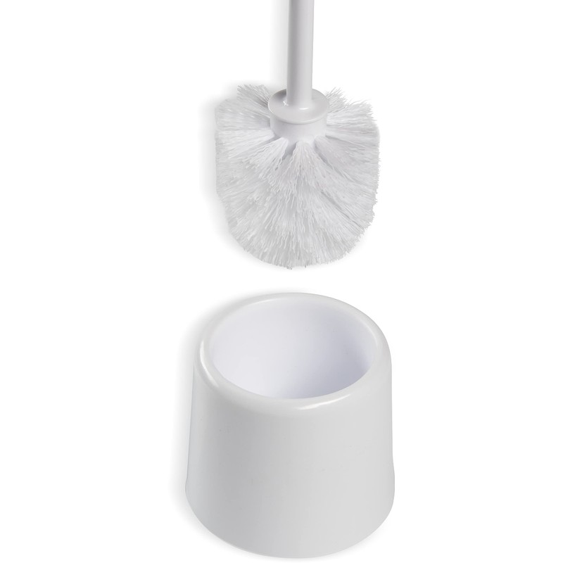 Carlisle FoodService Products 36719700 Toilet Bowl Brush with Hideaway Holder,