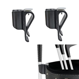 2 Pack Golf Putter Clip Golf Bag Clip on Putter Clamp Holder Golf Putter Clips Organizer Ball Marker for Golf Accessories