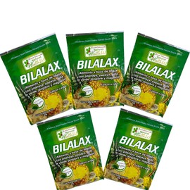 Natural medix Bilalax Colon Cleanser and Dewormer for Humans Non-Harmful Organism Cleanser- 5 Day Treatment /(5) Sachets 20gr