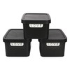 Jolie Max Plastic Storage Boxes with Lid, 3 Set of