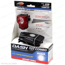 Cygolite Dash 520 Bike Light Combo - Hotshot Micro 30 Front and Rear Set USB