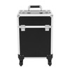 mignonnememe Rolling Makeup Train Case Professional Cosmetic Trolley Large Storage
