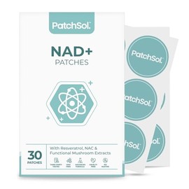 Parches NAD Plus, suministro para 30 días, parches de bienestar diario para hombres y mujeres