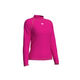 ARENA Women's Vest L/S Graphic Rash Guard Shirt, Freak Rose, M