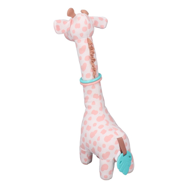 Plush Giraffe Teether Toy Fun Teether Design Cute Infant Plush
