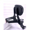 JMei BLACK Sissy Bar Backrest with Luggage Rack For Kawasaki