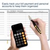 Bill Tracker Notebook - Monthly Bill Organizer & Planner for