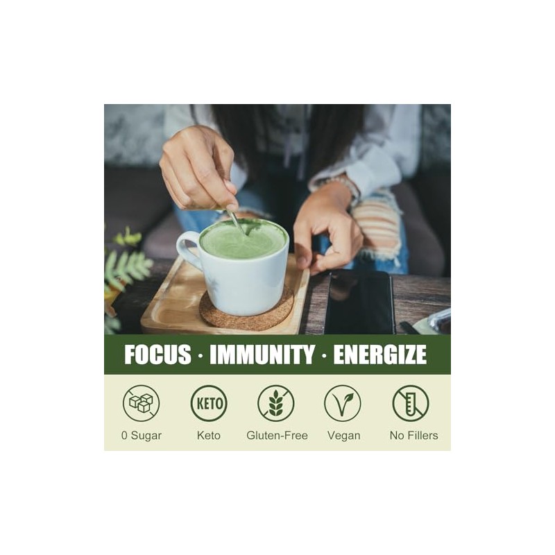 Grelim Matcha De Championes, Matcha Ceremonial Japons Infundido Con 7