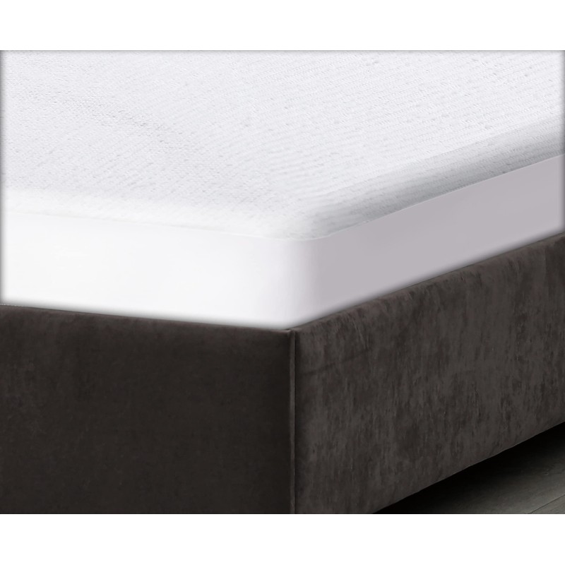 IMFAA 30CM Deep Terry Towel Mattress Protector Topper Cover, 100%