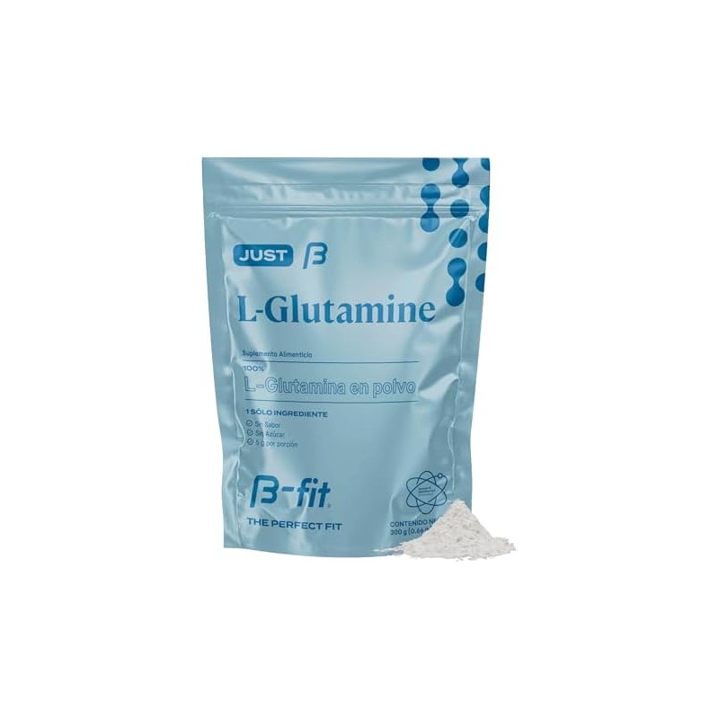 B-FIT L-Glutamina en Polvo 100% Pura - 5g por Porción