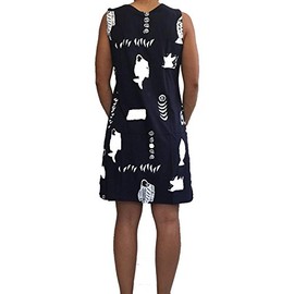 Gear One Womens Dress- Beach Cover Up Navy