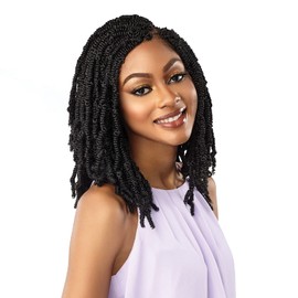 Sensationnel Lulutress Crochet Braiding hair - DIY hair style crochet braids hair extensions All Kanekalon flame retardant synthetic Fiber Locs Premade Precurled TWISTs color braids - 3X afro TWIST 16 (1)
