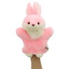 PUPPET COLLECTION NATURE & FARM Rabbit Hand Puppet Pink