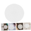 STOBOK 12Pcs Plastic Mesh Sheets for Crafts Round Cross Stitch