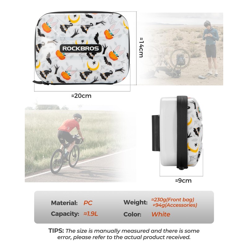 ROCKBROS Handlebar Bag for Brompton Waterproof Frame Bag Folding Bike