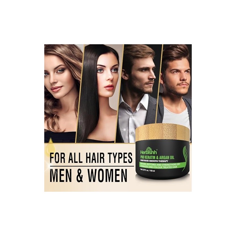 Combo Pack-2pcs Herbishh for Gray Hair Color Shampoo + 1pc