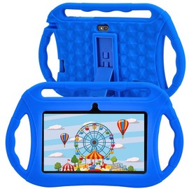 Veidoo 7 inch Kids Tablet,  2GB+32GB, WiFi, IPS Screen, Children Tablet with Parental Control, Games, Learning Educational Tablet for Toddlers - Color: Dark Blue