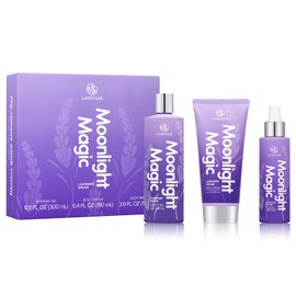 Spa Luxetique Spa Gift Sets for Women, Body Spray for Women, 3 Pcs Lavender Relaxing Spa Kit with Shower Gel, Body Cream,Body Mist, Perfect Birthday Gifts for Moms, and Special Occasions,Unique Gift
