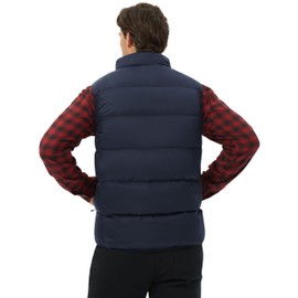 Pioneer Camp Men's Lightweight Down Vest Fill Power 700 Packable Puffer Vest Sleeveless Warm Puffy Outerwear