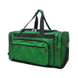 NGIL Canvas 23" inch Duffle Bag (Green Glitter-Green)