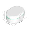 Denture Bath Box Cup Large Space Easy to Clean PP