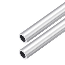 DMiotech 2Pack (20mm OD x 14mm ID) 6063 Aluminum Round Tube 300mm Length Industry Metal Tubing for Machinery Frame Construction DIY Projects