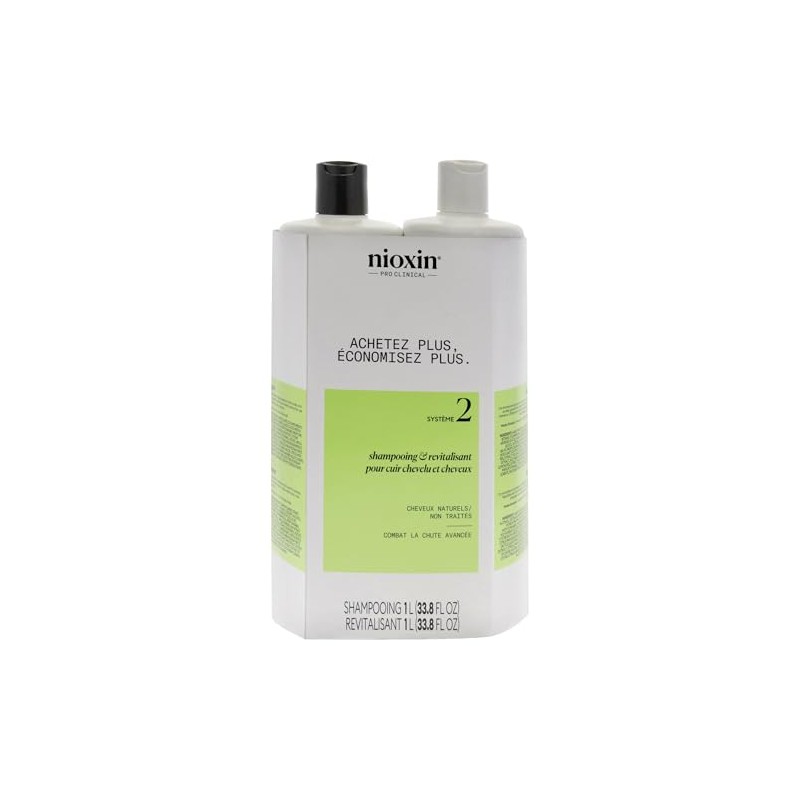 Nioxin Cleanser And Scalp Therapy Conditioner, 33.8 Oz