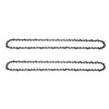 2PCS 72 Drive Links Chainsaw Chain 0.05in Replacement for Husqvarna