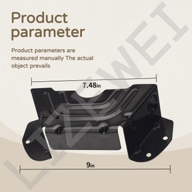 2 Pack 783-06424A-0637 Black Deck Belt Cover/Deck Spindle Pulley Belt Guard Cover Compatible with MTD Craftsman Troy-Bilt Mowers, Work with Many 42" and 46" Cut Deck Tractors, Replaces 783-06424A