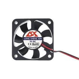 PENGLIN 2PCS 5010 Silent Brushless Cooling Fan 2 Pin Brushless 5CM Fan 50mm X 50mm X 10mm DC Fan 3D Printer Parts PC Case CPU Cooler Oil Bearing (5010 5V-DC)