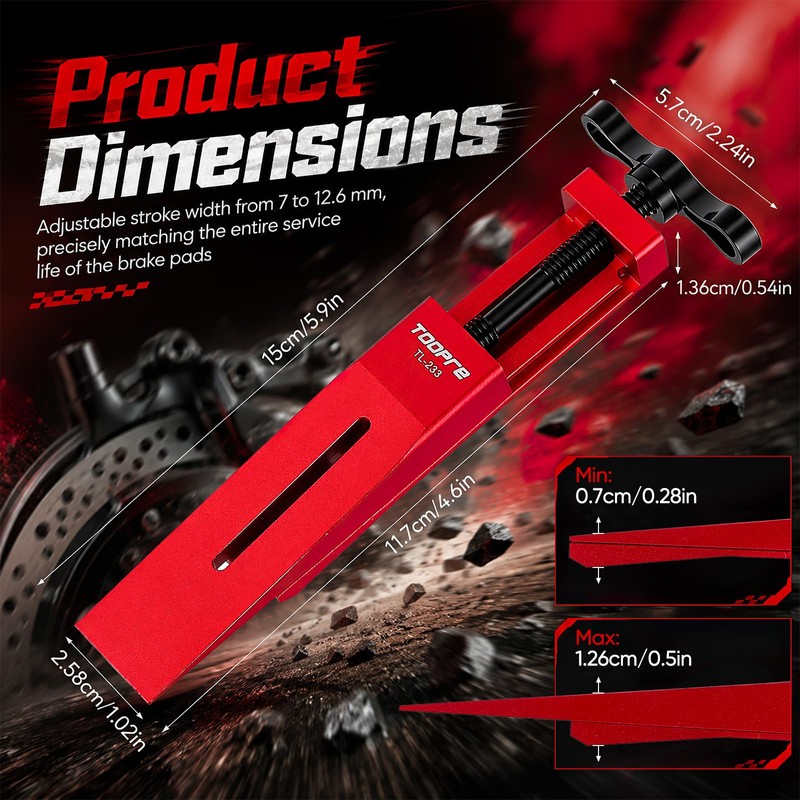 Piston Press Tool for SRAM Brake Caliper, Bike Hydraulic Disc