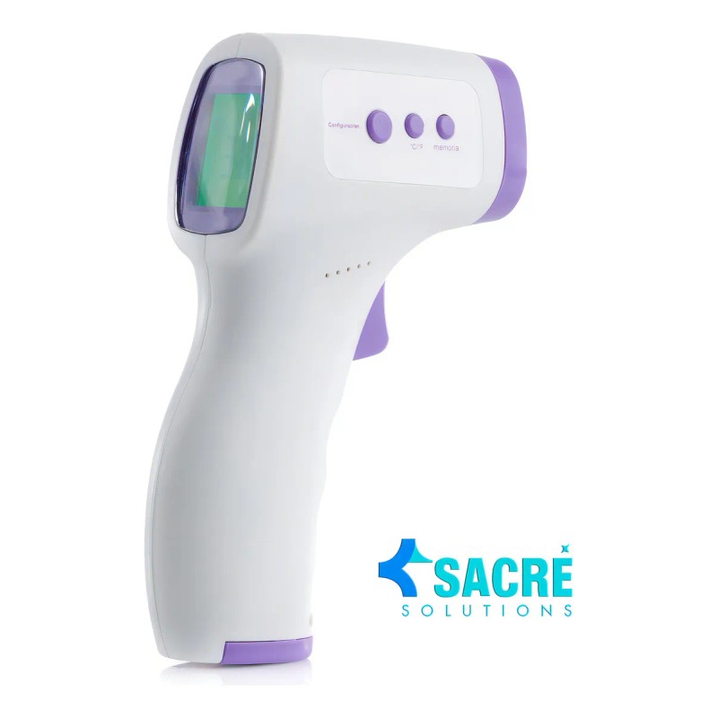 Termómetro Infrarrojo Digital Temperatura Medico Corporal Blanco Sacre Solutions