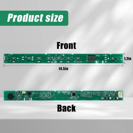 WD21X23462 Dishwasher User Interface Dishwasher Control Board Compatible with GE Models GDF610PGJ4BB GDF610PGJ6BB Replace WD21X31902 WD21X31902C WD21X32000 WD21X22804 WD21X22956 and More