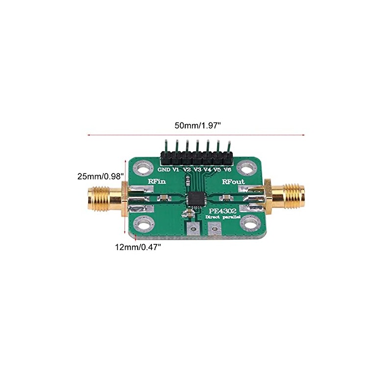 TECNOIOT PE4302 Numerical Control RF Attenuator Instant Parallel Mode 1MHz