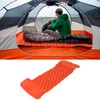 Camping Sleeping Pad Mat Foot Press Inflatable Cushion Mattress for