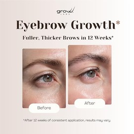 Suero para el crecimiento de las cejas, con biotina y péptidos, para volver a crecer el cabello de las cejas, fórmula nutritiva para cejas más gruesas