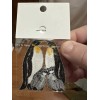 G Street Fabrics Penguin Family Iron On Patch Applique 2"