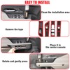 Car Window Glass Lift Button Panel Trim Cover Compatible with