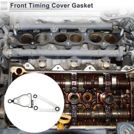 RATCHROLL Front Timing Cover Gasket for Ford for Ranger P375 2011-2016 Long-lasting Sealing Chain Case Cover Gasket No.1754585 Rubber 1 Pcs