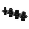 AC Bulkhead Billet Aluminium Alloy Universal 4 Ports Air Conditioning