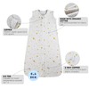 Owlivia Baby Organic Cotton Sleeping Bag with 2-Way Zipper, Unisex