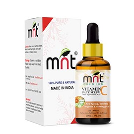 MNT Vitamin C Face Serum with Hyaluronic Acid (30ml) For Anti-Ageing, Wrinkle